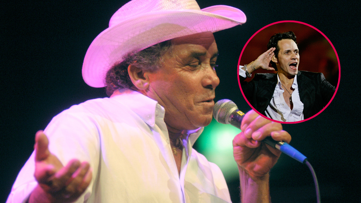 Marc Anthony y Polo. | Crédito: Getty images.