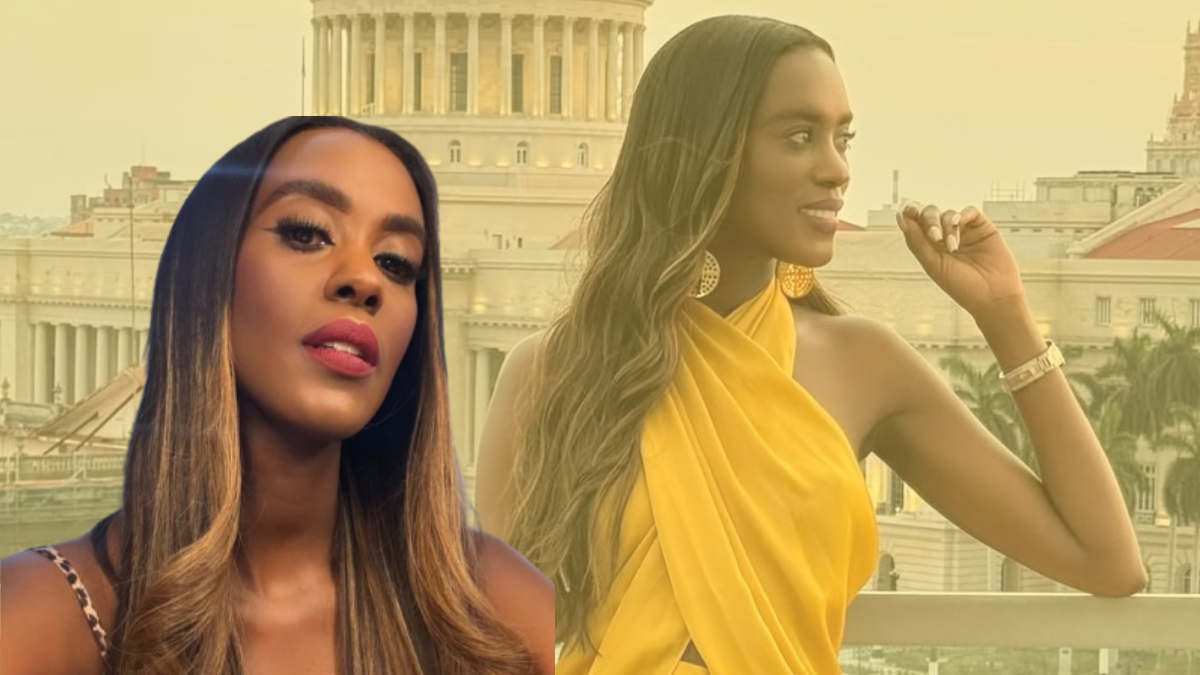 Claudia Lozano de viaje y selfie de Lozano. |Crédito: @Claudialozanooficial