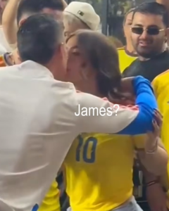 James con Luisa. | Crédito: Captura TikTok.