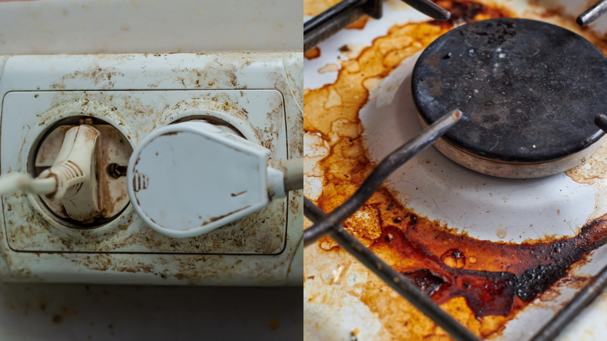 Enchufe de cocina con grasa (créditos: GettyImages)