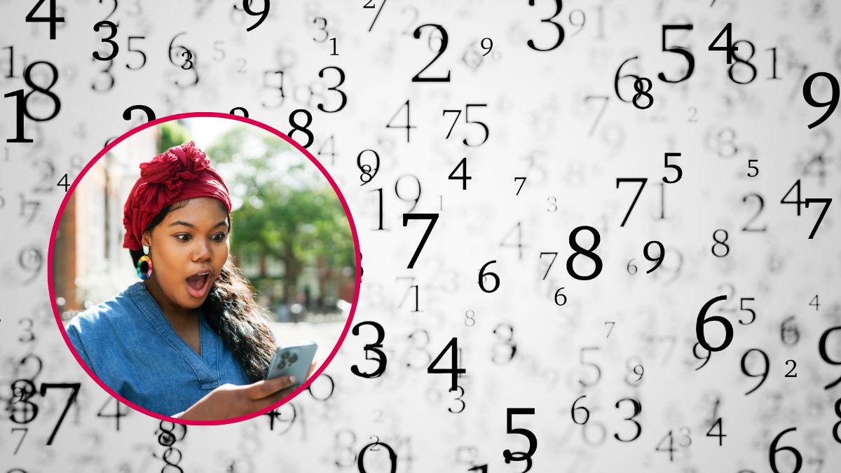 Mujer sorprendida con los números de la suerte. | Crédito. Getty images.