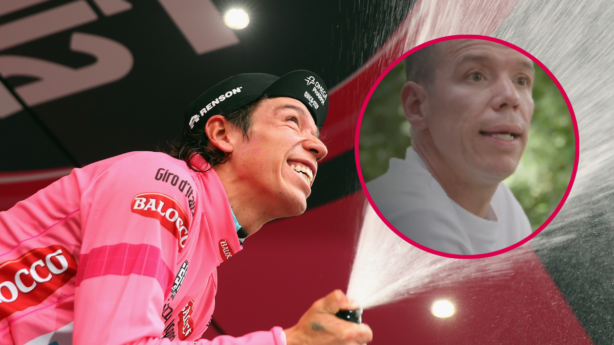 Rigoberto ganando en la competencia. | Crédito: Getty images. / @Loshombres.si.lloran