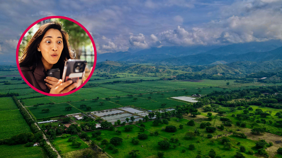 Mujer sorprendida viendo Valle del Cauca. | Crédito. Getty images.