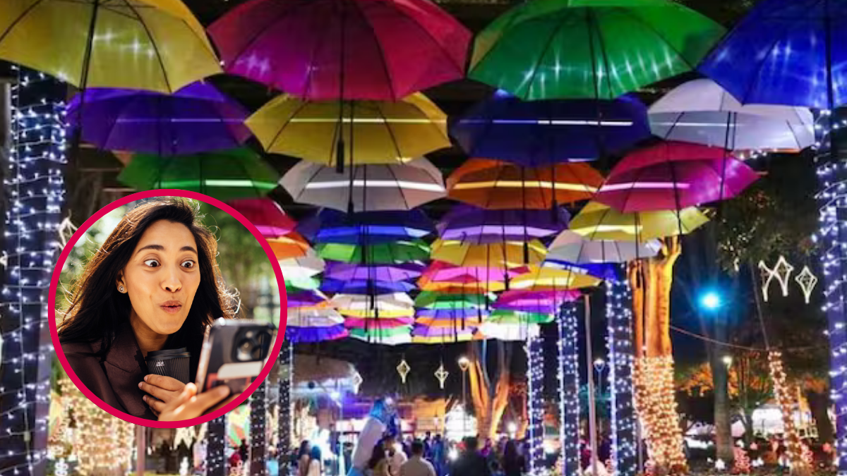 Persona sorprendida y alumbrado de Mosquera. | Crédito: @NacionLlaneraX /Getty images.