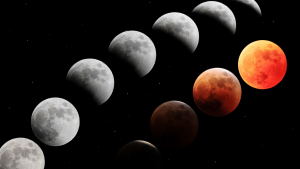 Eclipse lunar. | Crédito: Getty images. 