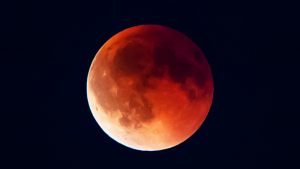 Eclipse lunar. | Crédito: Getty images. 