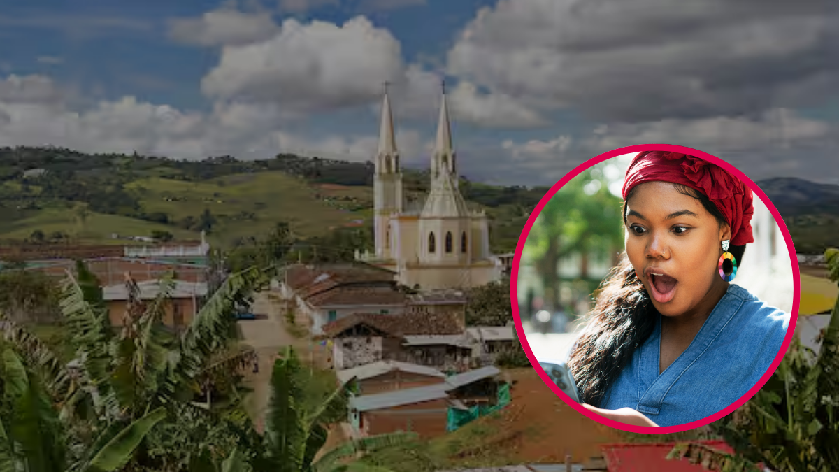 Mujer sorprendida al ver un paisaje en Valle del Cauca, | Crédito: Cámara de Comercio de Buga / Getty images.