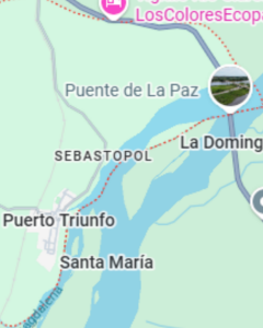 Mapa de Puerto Triunfo. | Crédito: Google Maps