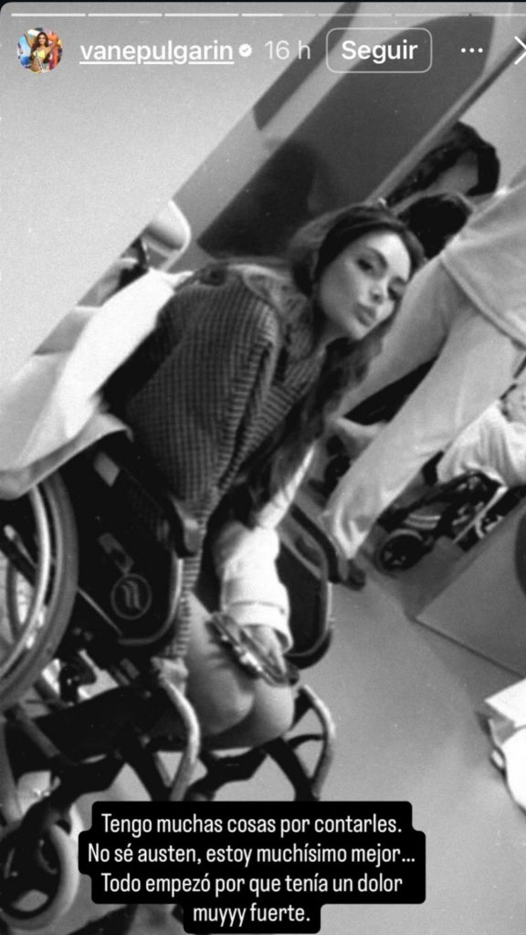 Valessa Pulgarín en silla de ruedas. | Crédito: @Vanepulgarin.