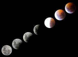 Luna roja. | Crédito: Getty images.