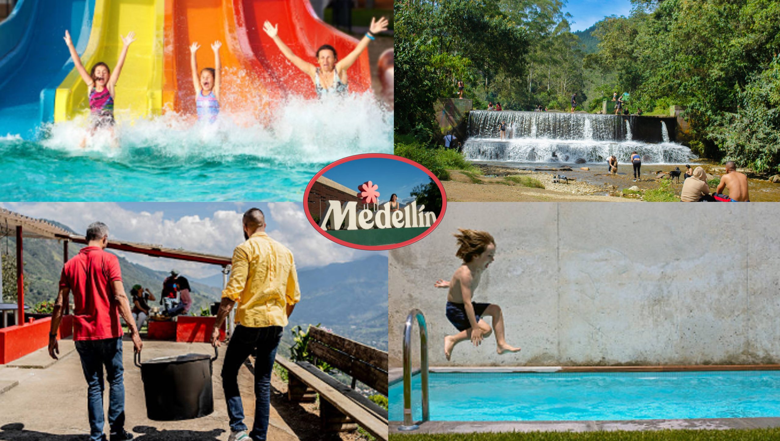 Lugares cerca a Medellín con piscina o río