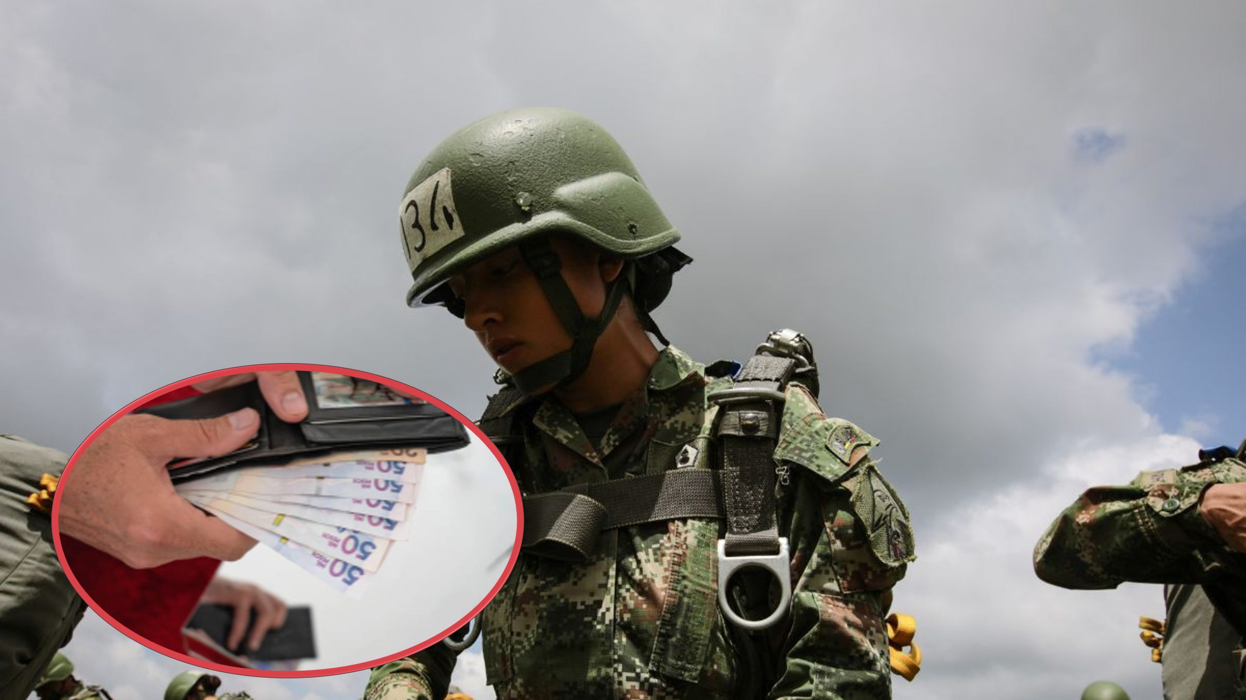 Salario mujer servicio militar en Colombia