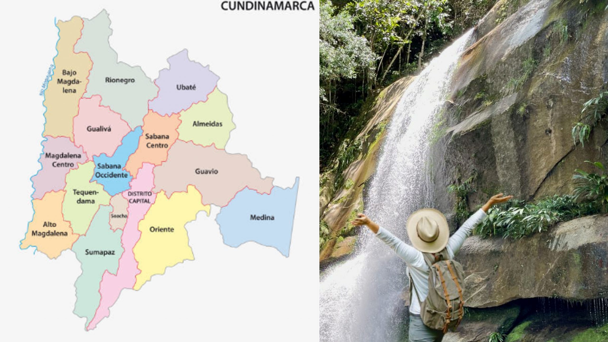 Cascadas próximas a Bogotá